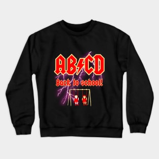 AB/CD Back to School Crewneck Sweatshirt